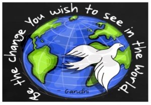 Gandhi Word Peace